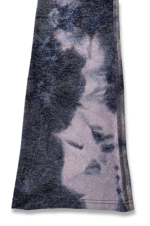 TIE-DYE KNIT PANTS -PURPLE- *Last1